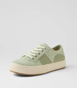 Women BLOWFISH Sneakers-Supersmile Pistachio Canvas Sneakers