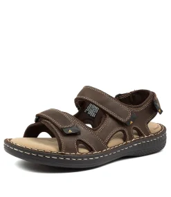 COLORADO Casuals|Sandals-SURMON BROWN CRAZYHORSE