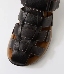 COLORADO Casuals|Sandals-Taco Brown Leather Sandals