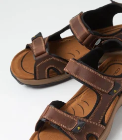 COLORADO Casuals|Sandals-Tanner Aztec Leather Sandals