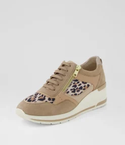 Women SUPERSOFT Comfort|Sneakers-Tarrina Tan Leopard Multi Sneakers