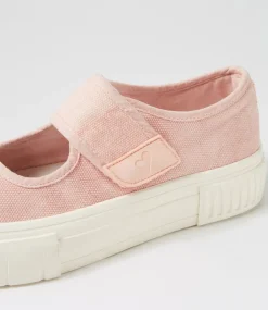 Women I LOVE BILLY Mary Janes|Flats-Taylin Rose Canvas Flat Shoes