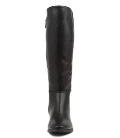 Women I LOVE BILLY Boots-TELLI2 BLK SMOOTH-STRETCH