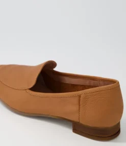 Women DIANA FERRARI Dress|Loafers-Temimie Dark Tan Leather Flat Shoes