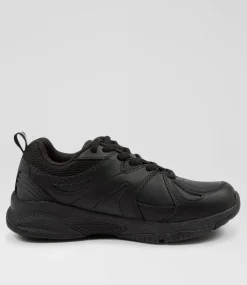 COLORADO Sport School Shoes|Junior School Shoes-TEMPO JNR LACE BLACK