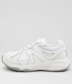 COLORADO Sport School Shoes|Junior School Shoes-TEMPO JNR LACE WHITE