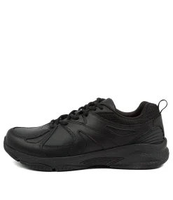 COLORADO Sport School Shoes|Senior School Shoes-TEMPO SNR BLACK LEATHER