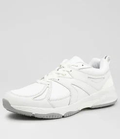 COLORADO Sport School Shoes|Senior School Shoes-TEMPO SNR E NM WHITE