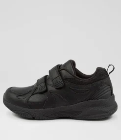 COLORADO Sport School Shoes|Junior School Shoes-TEMPO VEL JNR ADJ BLACK