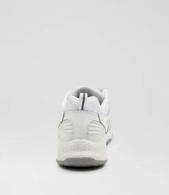 COLORADO Sport School Shoes|Junior School Shoes-TEMPO VEL JNR ADJ WHITE