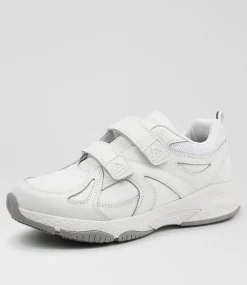 COLORADO Sport School Shoes|Junior School Shoes-TEMPO VEL JNR ADJ WHITE