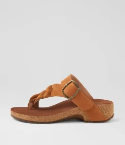 Women COLORADO Comfort|Heels-Teresa Tan Nubuck Sandals