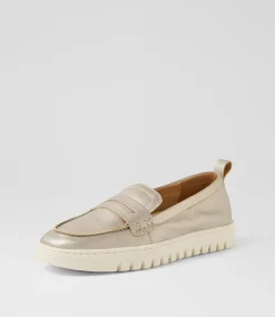 Women SUPERSOFT Comfort|Flats-Teressia Prosecco Leather Flat Shoes