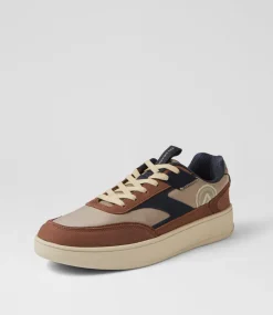COLORADO Sneakers|Casuals-Teuta Taupe Leather Sneakers