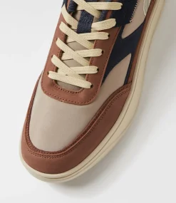 COLORADO Sneakers|Casuals-Teuta Taupe Leather Sneakers
