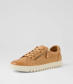 Women SUPERSOFT Comfort|Sneakers-Thelmia Dark Tan Leather Flat Shoes