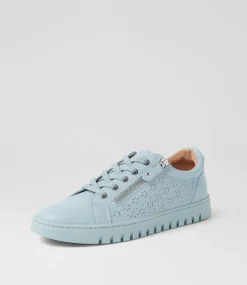 Women SUPERSOFT Comfort|Sneakers-Thelmia Sky Blue Leather Sneakers