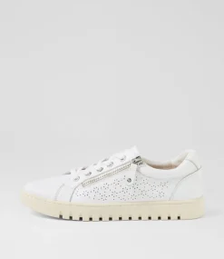 Women SUPERSOFT Comfort|Sneakers-Thelmia White Off Leather Flat Shoes