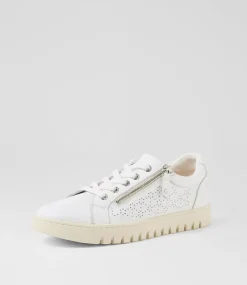 Women SUPERSOFT Comfort|Sneakers-Thelmia White Off Leather Flat Shoes