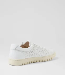 Women SUPERSOFT Comfort|Sneakers-Thelmia White Off Leather Flat Shoes