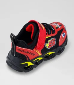 SKECHERS Sport School Shoes-Thermo Red Black Sneakers
