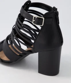 Women I LOVE BILLY Heels|Sandals-Tillie Black Sandals