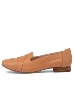 Women DIANA FERRARI Dress|Loafers-TILONY DARK TAN LEATHER LOAFERS