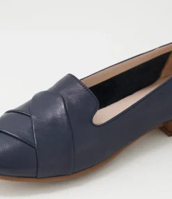 Women DIANA FERRARI Dress|Loafers-Tilony Navy Leather Loafers