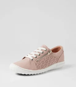 Women SUPERSOFT Comfort|Sneakers-Timmi Blush White Leather Sneakers