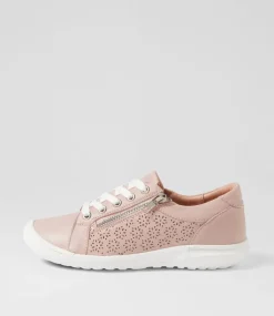 Women SUPERSOFT Comfort|Sneakers-Timmi Blush White Leather Sneakers