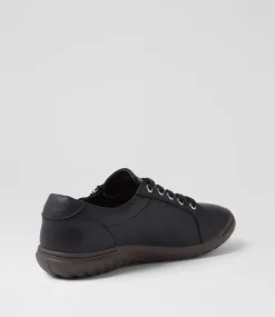Women SUPERSOFT Comfort|Sneakers-Timmi Navy Leather Sneakers