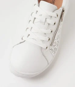Women SUPERSOFT Comfort|Sneakers-Timmi White Leather Sneakers
