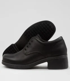 COLORADO Senior School Shoes-TINA SNR MATTE BLACK