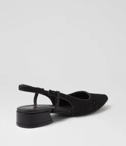 Women I LOVE BILLY Flats-Torranzi Black Fabric Flat Shoes