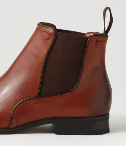 COLORADO Boots|Dress Shoes-Torrent Cognac Leather Chelsea Boots