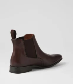 COLORADO Boots|Dress Shoes-Torrent Dark Brown Leather Chelsea Boots