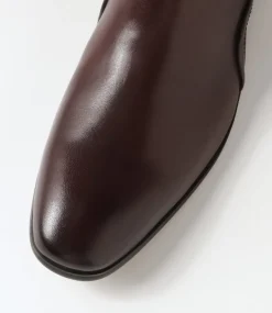 COLORADO Boots|Dress Shoes-Torrent Dark Brown Leather Chelsea Boots