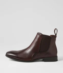 COLORADO Boots|Dress Shoes-Torrent Dark Brown Leather Chelsea Boots