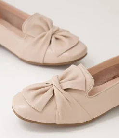 Women DIANA FERRARI Flats-Toskena Stone Leather Ballet Flats