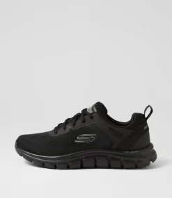 SKECHERS Sneakers|Casuals-Track Broader Black Mesh Sneakers