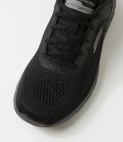 SKECHERS Sneakers|Casuals-Track Broader Black Mesh Sneakers