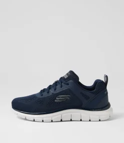 SKECHERS Sneakers|Casuals-Track Broader Navy Mesh Sneakers