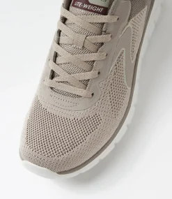 SKECHERS Sneakers-Track Lerko Taupe Fabric Sneakers