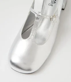 Women I LOVE BILLY Heels-Treatie Silver Heels