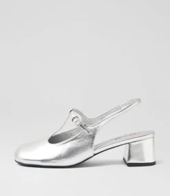 Women I LOVE BILLY Heels-Treatie Silver Heels