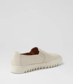 Women SUPERSOFT Comfort|Flats-Tryons Ivory Leather Flat Shoes
