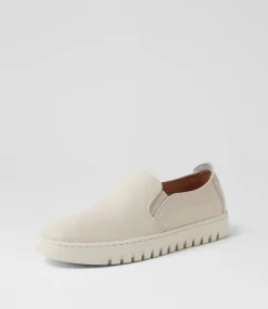 Women SUPERSOFT Comfort|Flats-Tryons Ivory Leather Flat Shoes