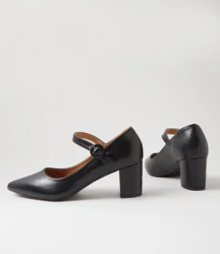 Women I LOVE BILLY Heels-Tuchie Black Heels