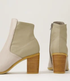 Women TOP END Boots-Tuluv Smoke Leather Ankle Boots