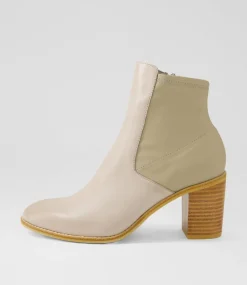 Women TOP END Boots-Tuluv Smoke Leather Ankle Boots
